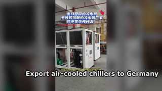 Air-cooled chillers exported to Germany
